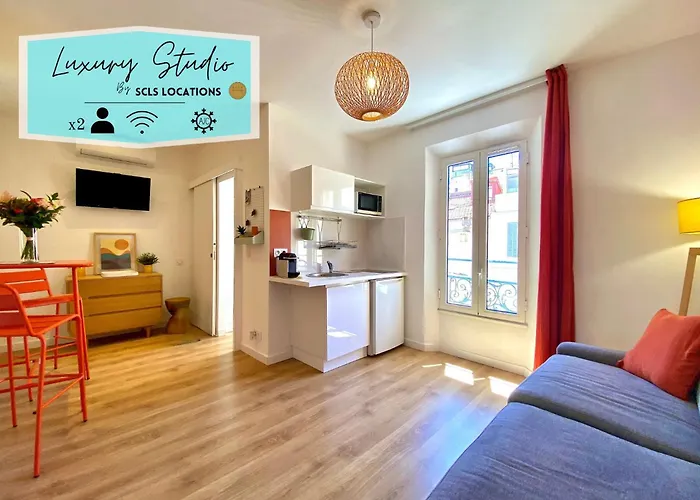 LUXURY Les Toîts du Soleil - Studio - Cannes Centre